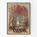 Poster Théâtre des Variétés De weduwe van de Malabar
