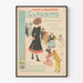 Poster Théâtre du Moulin-Rouge - Claudine, operette in 3 bedrijven