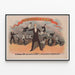 Vintage Poster Theater H. Abdy - Show of Trained Dogs — framed artwork on a wall