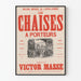 Poster Imperial Theater De Stoelen op Dragers door Victor Massé