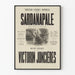 Poster Théâtre Lyrique Impérial Opéra Sardanapale Victorin Joncières