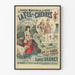 Vintage theaterposter La Fée aux Chèvres opera comique