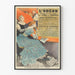 Vintage poster van het Nationaal Theater van de Odéon - Abonnement Klassieke Avonden 1890-1891
