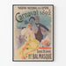 Carnavalsposter 1892 Nationaal Theater van de Opera - Maskerbal