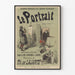 Vintage poster van het Théâtre National de l'Opéra-Comique - Het portret