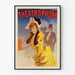 Vintage theaterposter Art Nouveau voor elegante wanddecoratie