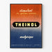 Vintage poster THEINOL stimulant en pijnstiller