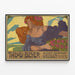 Vintage poster Theodor Beyer Kunst-Anstalt Dresden — ingelijst kunstwerk aan de muur