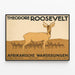 Vintage Theodore Roosevelt Poster - African Journeys — framed artwork on a wall