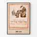 Sociale decoratieposter met illustratie en bijbelse citaat