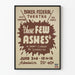 Poster Théâtre Baker Federal - These Few Ashes