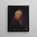Portret van de schilder Étienne Jeaurat 1699-1789 - Étienne Aubry — ingelijst kunstwerk aan de muur