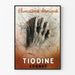 Vintage Advertising Poster Tiodine for Chronic Rheumatism