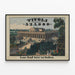 Vintage Tivoli Poster and Its Lively Gardens — framed artwork on a wall