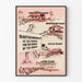 Vintage poster voor een betere democratische governance