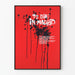 Poster To Die in Madrid in grafische stijl rood en zwart