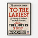 Poster Theater Komedie Satirisch To The Ladies