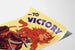 Vintage wandposter To Victory - Canadese propagandaposter