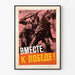 Retro Muurposter Geheel Naar de Overwinning
