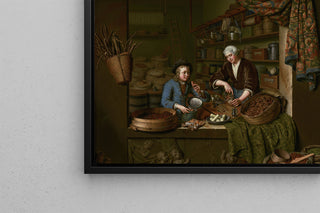 Kunstdruk Een kruidenierswinkel - Willem van Mieris
