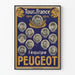 Vintage poster Tour de France 1914 Peugeot team