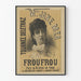 Vintage poster van Jane Méa - Froufrou toneelstuk in 5 bedrijven