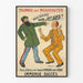 Vintage poster Theater Tour Nieuwe Producten U hoeft niets te déclareren