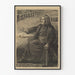 Vintage theaterposter Les Misérables tournee door Frédéric Achard