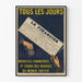 Vintage Poster Financier Le Financier Nouvelles Financières et Boursières