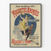 Vintage Poster met Geanimeerde Maquettes van Alcazar d'Hiver