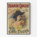 Vintage Trianon Concertposter met Jane Dhénin