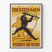 Vintage oorlogsposter 1941 Vertrouwde mannen Vertrouwen in jou