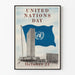 Poster wanddecoratie Verenigde Naties Dag - 24 oktober