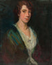portret van het meisje van de kunstenaar I - Ludovit Pitthordt — weergave van het kunstwerk