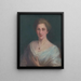 Portret van het meisje van de kunstenaar II - Ludovit Pitthordt — ingelijst kunstwerk aan de muur