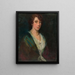 portret van het meisje van de kunstenaar I - Ludovit Pitthordt — ingelijst kunstwerk aan de muur