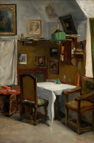 udovt Pitthordt - Study of a Munich Atelier.webp