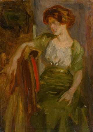udovt Pitthordt - Study of a Seated Woman.webp