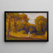 Bij zonsondergang - Ludovit Ordok — ingelijst kunstwerk aan de muur