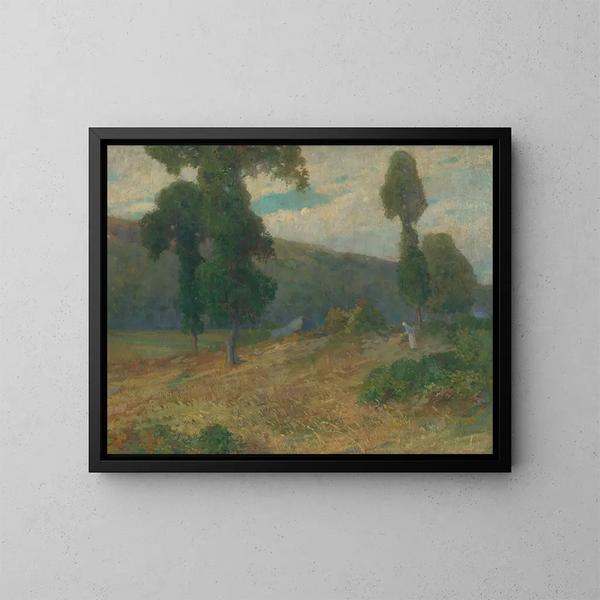 Autumn in the Slanca Valley - Ludovit Ordok — framed artwork on a wall