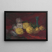 Chrysanten op de tafel - Ludovit Ordok — ingelijst kunstwerk aan de muur