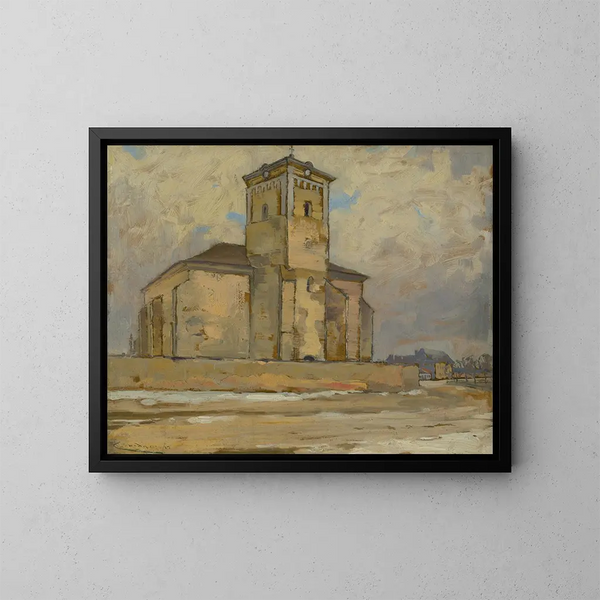Church in Moldova - Ludovit Ordok — framed artwork on a wall