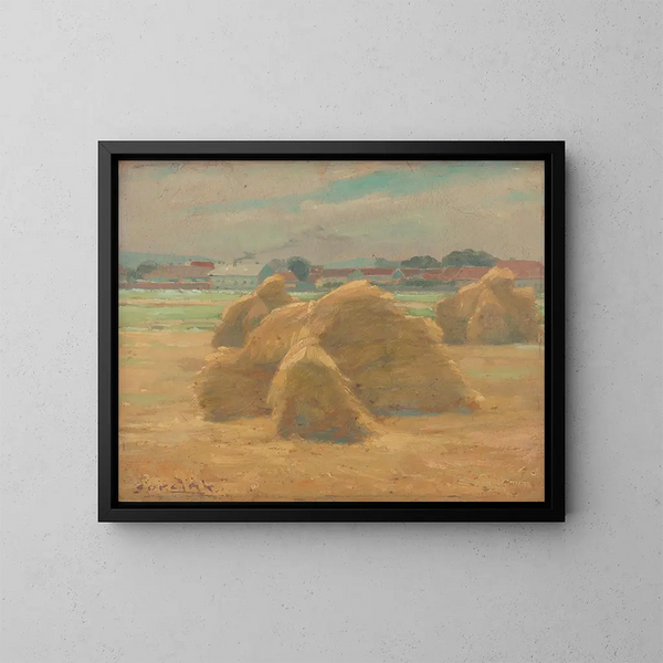 Harvest - Ludovit Ordok — framed artwork on a wall