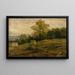 Landschap met houten touwen - Ludovit Ordok — ingelijst kunstwerk aan de muur
