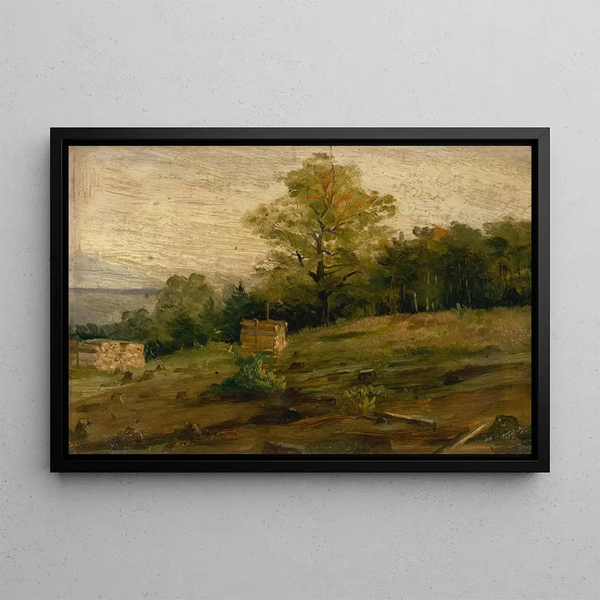 udovt ordk - Landscape with Cords of Wood.webp