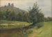 ochtend onder het kasteel van Slanec - Ludovit Ordok — weergave van het kunstwerk
