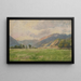 Prairie de montagne - Ludovit Ordok — ingelijst kunstwerk aan de muur