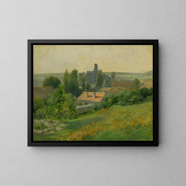 Kasteel van Oko - Ludovit Ordok — ingelijst kunstwerk aan de muur