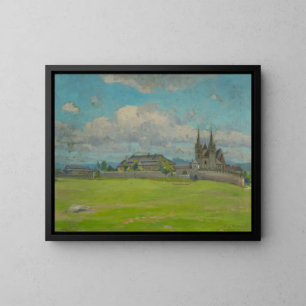 Geheim hoofdstuk - Ludovit Ordok — ingelijst kunstwerk aan de muur