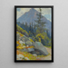 Motief van de Tatra's - Ludovit Ordok — ingelijst kunstwerk aan de muur